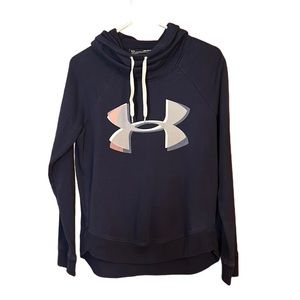 Women’s navy Under Armour sweatshirt hoodie